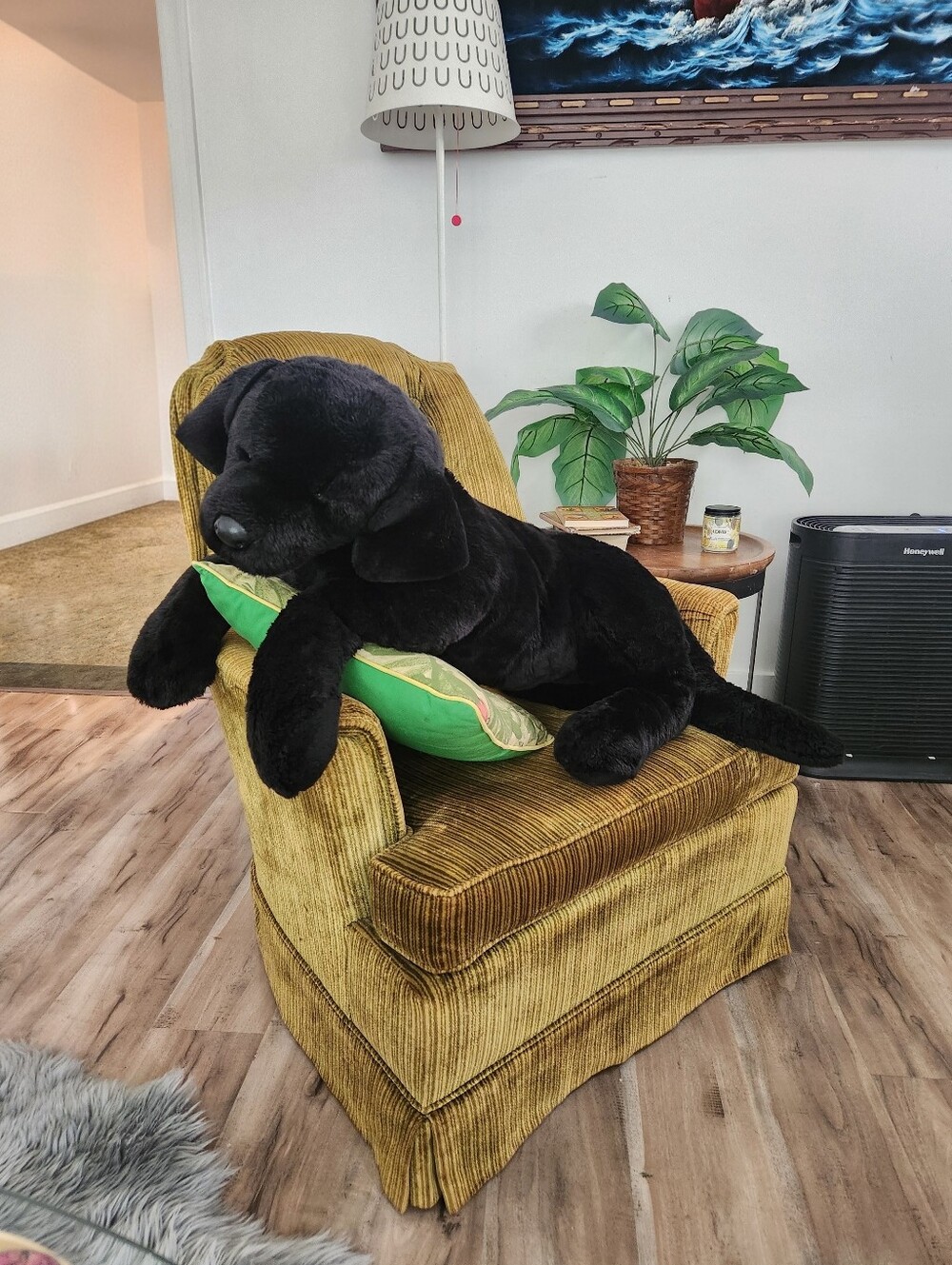 JUMBO Douglas Plush Dog Black Lab